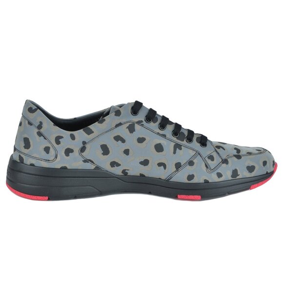 GUCCI MENS SNEAKERS BRAVA REFLEX LEOPARD PRINT TRAINERS sz 10.5G 11 - Picture 5 of 10